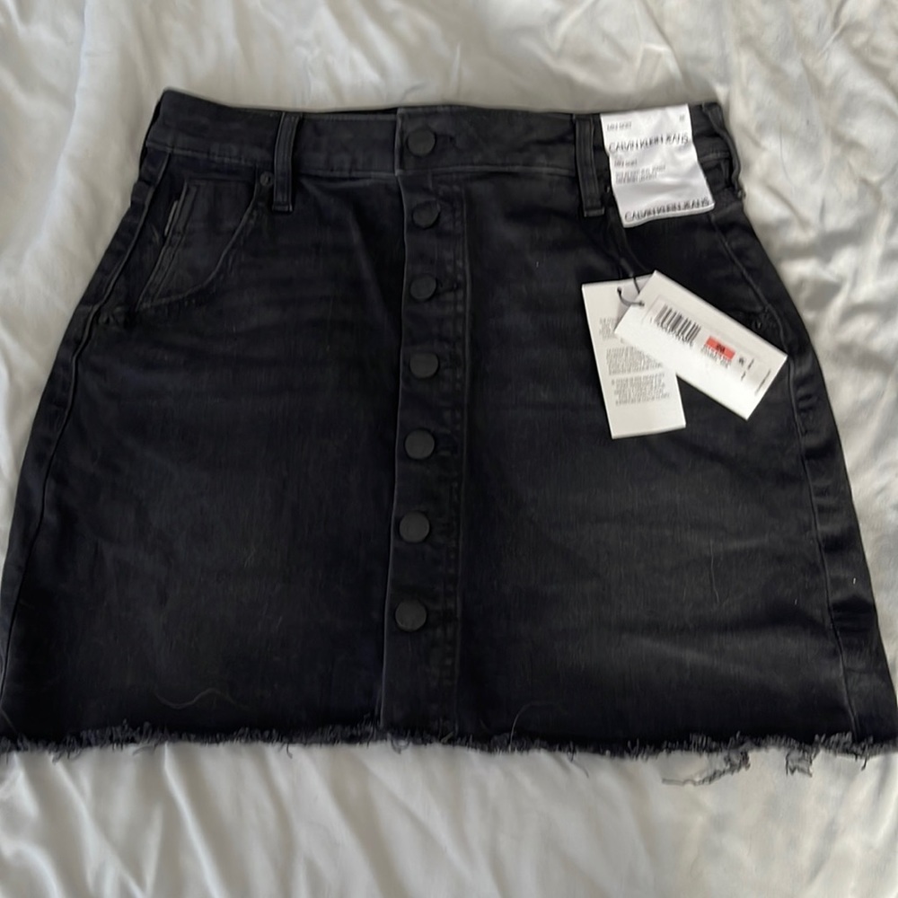 Calvin Klein Jean Skirt 02
